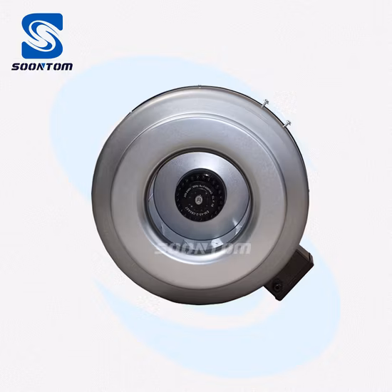 Ventilador de duto em linha silencioso de exaustão centrífuga industrial de 4 polegadas 8 polegadas 10 polegadas 12 polegadas