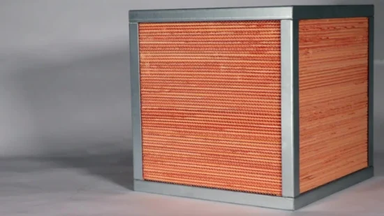 Sistema de ar Holtop Erv Ahu usado placa de fluxo cruzado de calor total de entalpia aleta preço do trocador de calor ar-ar