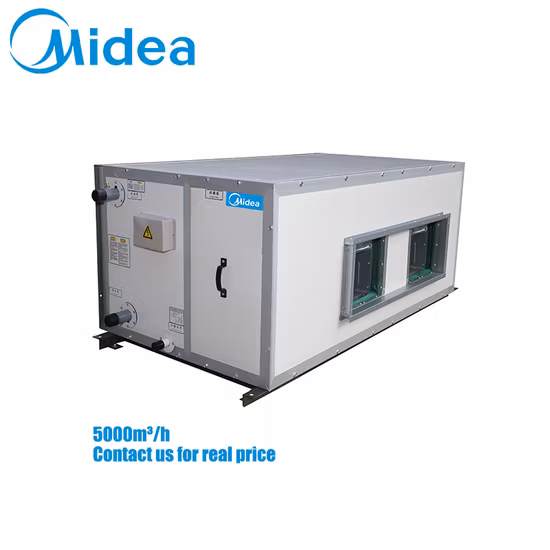 1.000 a 250.000m3/H Unidade de tratamento de ar da bobina do ventilador Dx Ahu de água gelada do fabricante 30 anos
