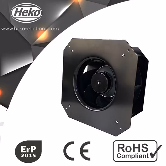 Ec 225 Ventilador centrífugo curvado para trás com suporte
